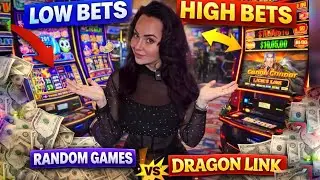 $5 to $50 Spins&hellip; RANDOM Slots vs Dragon Link 😳 Which Paid More?