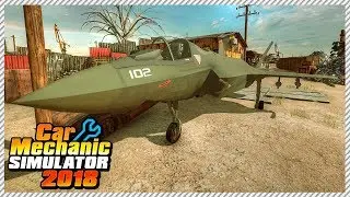 Car Mechanic Simulator 2018 - Junkyard Rescue Fighter Jet | Ep. 32