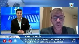 PABLO GARCIA. HABLAMOS CON EL EX FUTBOLISTA DE LA SELECCI&Oacute;N URUGUAYA.