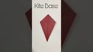 KITE BASE FOLD || Basic Origami Folds #origami #shorts @happyorigamiandcraftsandart #trending #viral #craft
