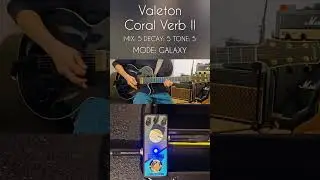 Valeton Coral Verb II | Reverb Demo Jazz Guitar