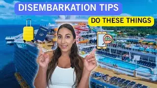 The best Cruise Disembarkation Tips!2025