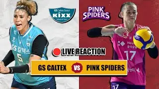 🔴 GS CALTEX VS PINK SPIDERS, VLEAGUE KOREA LIVE REACTION