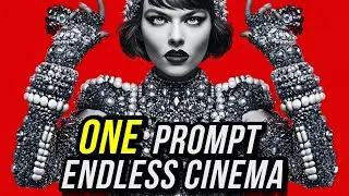 AI Short Film: Only ONE Prompt 🎬 | Cinematic Flow (Midjourney Style Code: Dimension 2)