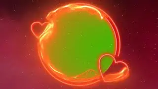 Green Screen Effects Neon Heart Frame Effects - DOWNLOAD LINK