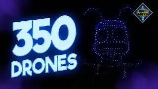 ¡Coreografía de 350 drones volando a la vez! - El Hormiguero