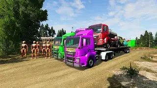 Can These Trucks Survive the Rainbow Road?