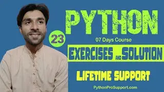 23 Python Day 03 Exercises and Solution | Source Code Available  