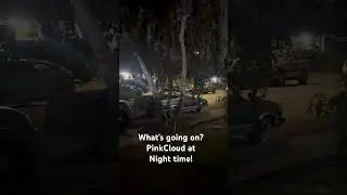 What&rsquo;s going on Pink Cloud at nighttime #pinkcloud #viralvideo #trending