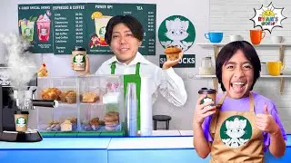 Ryan Opens a NEW Coffee Shop!