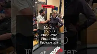 $5,300 NAPT Contest Winner Morita! At PokerStars Meetup Game during the WSOP World Series of Poker