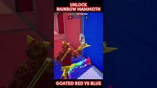 RAINBOW MAMMOTH GOATED RED VS BLUE SMUTI MAP - @smutisecret  #fortnite #fortnitecreative #gaming
