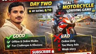 30-Day New Game Challenge. Day_Two [Real Motorcycle DRAVING Game 3D] 