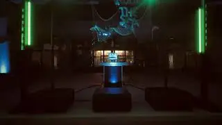 Santa Barbara DJ and Lighting setup consisting of Bose L1 Pro32 with 3 Sub2s.