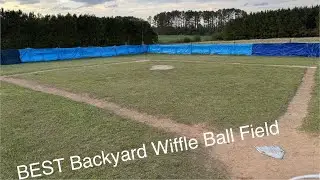THE BEST Backyard Wiffle Ball Field! (2025 season field tour)