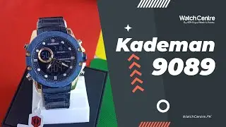 Kademan K9089 Series Men's Dress Watches Review - Silver, Blue & Black Chain Watches