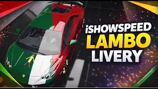 🔥RECREATING ISHOWSPEED’S LAMBORGHINI HURACAN LIVERY🇵🇹✅🔥