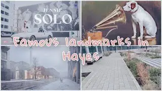 Tour of famous landmarks in Hayes// Blackpink Jennie&rsquo;s MV//The Old Vinyl Factory