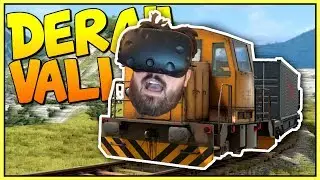 AMAZING VIRTUAL REALITY TRAIN SIMULATOR - Let's Play Derail Valley Gameplay - VR HTC Vive