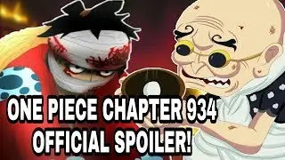 One Piece Chapter 934 OFFICIAL SPOILER!