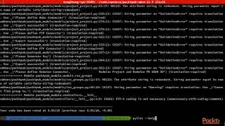 Mastering Odoo 12 Development : Auditing Your Code Before Submitting | packtpub.com