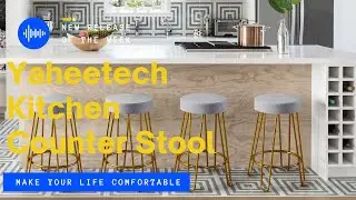 Yaheetech Round Counter-Height Stool #counterheightstool