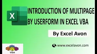 Introduction of Multipage in the UserForm - Excel VBA