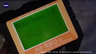 Kett HI520-02 Advanced Instant moisture meter - drywall, concrete, mortar and other dense solids.