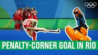 EVERY Women's Hockey 🏑penalty-corner GOAL in the knockout stages at Rio 2016!