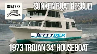 Beaters to Beauties  - SUNKEN 1970 Trojan 34'