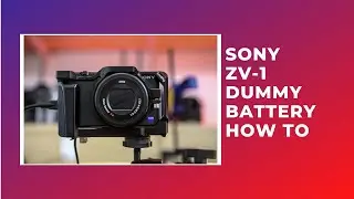 Dummy battery  ZV 1 operation