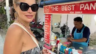 Jak się robi zielone roti w Tajlandii Koh Samui 