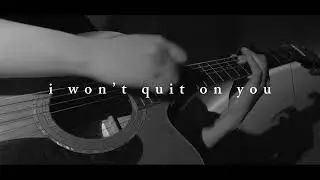 hayley williams - i won&rsquo;t quit on you (fingerstyle guitar cover)