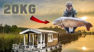 karpervissen vanuit een boot in de biesbosch & nieuw pb van 20kg!