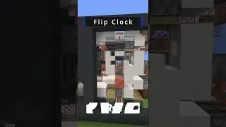 Minecraft Flip Clock That Really Flips!