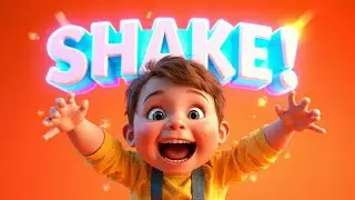 Встряхнись! 🎶 Весёлая детская песня и танец \ Детская песенка для малышей