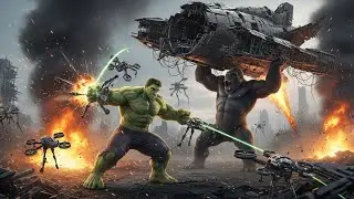KING KONG & HULK vs  ALIEN ARMADA | Cinematic Kaiju Battle 2025