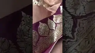 Tissue Suit with Intricate Embroidery & Patch Work