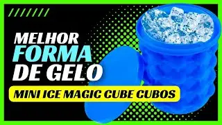 [MARAVILHA] Melhor FORMA DE GELO | Balde Forma De Gelo Em Silicone Mini Ice Magic Cube Cubos