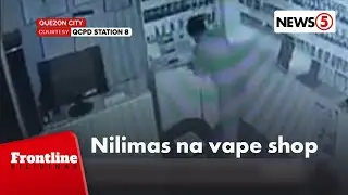 3 binatilyong nagnakaw sa vape shop, pinaghatian ang tinangay nilang P16,000 | Frontline Pilipinas