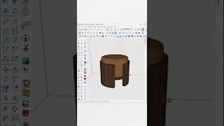 #sketchup_core Easy Stool Design in SketchUp