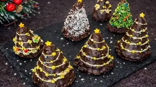 🎄Ein Weihnachtsdessert, das nicht gebacken werden muss, perfekt. Niemand glaubt, dass es essbar ist!
