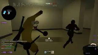 Counter-Strike: Global Offensive - Zombie Escape Mod - Backrooms - ze_backrooms_p2 - 5 Floors