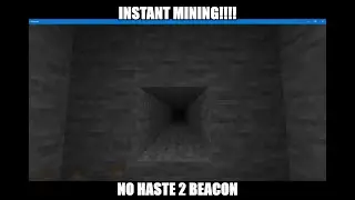 How to Instant Mine Without a Haste 2 Beacon? Minecraft BEDROCK Edition