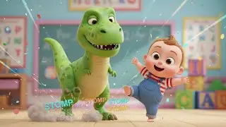 Dinosaur Dance School Song for Kids | Fun Dino Music, Nursery Rhymes & Baby Songs 🦖🎶💃