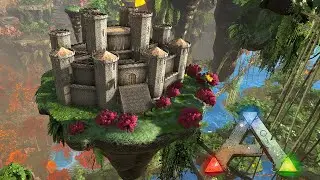 ARK: Crystal Isles - Floating Island Castle (Speed Build)
