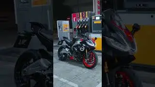 #aprilia #rs660 during #nightshoot in a #gasstation. Best mood possible.