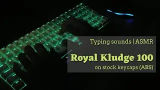 Mechanical Keyboard typing sounds | RK100 stock ABS keycaps | Red Switch | ASMR