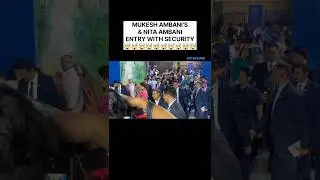 MUKESH AMBANI & NITA AMBANI'S ENTRY WITH Z+ SECURITY 🚨 IN MUMBAI #SHORTS#INDIA#security#ambambani