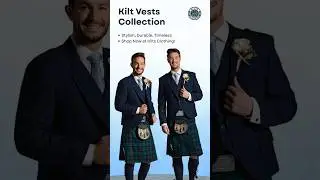 Kilts Vests Collection &ndash; Stylish, Durable & Timeless! 👔✨